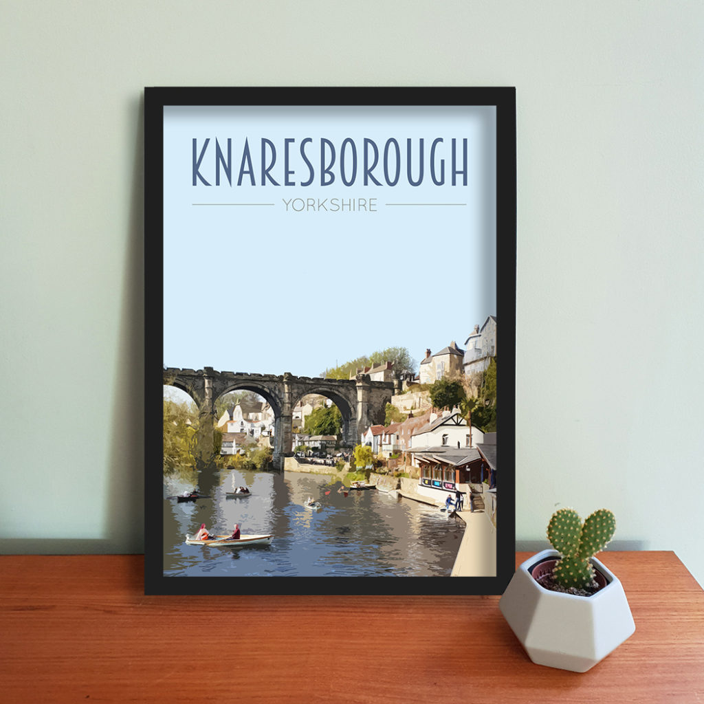 Knaresborough Travel Poster
