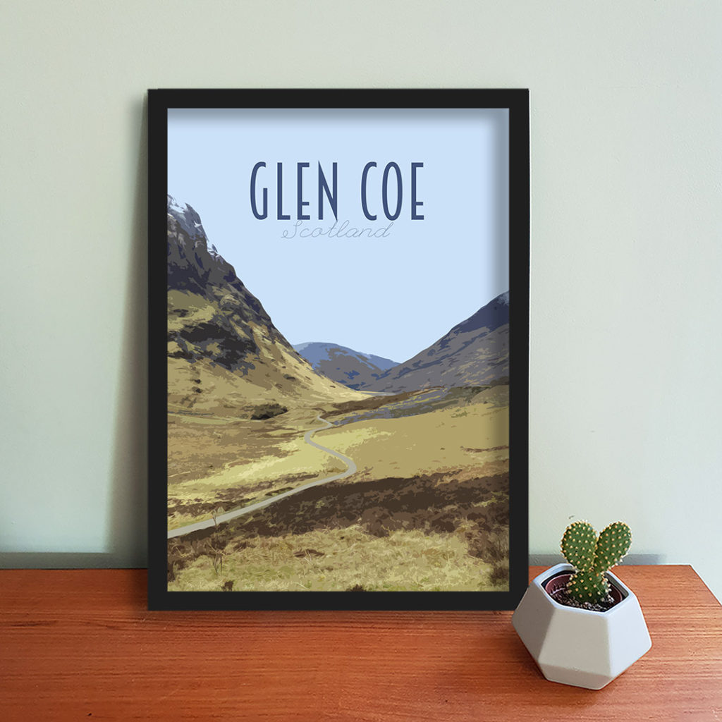 Glen Coe Travel Poster