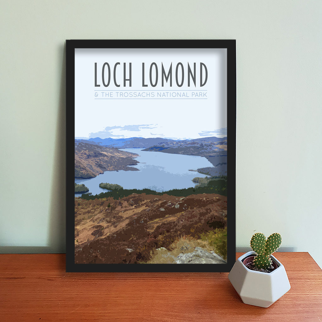 Loch Lomond and the Trossachs National Park Poster