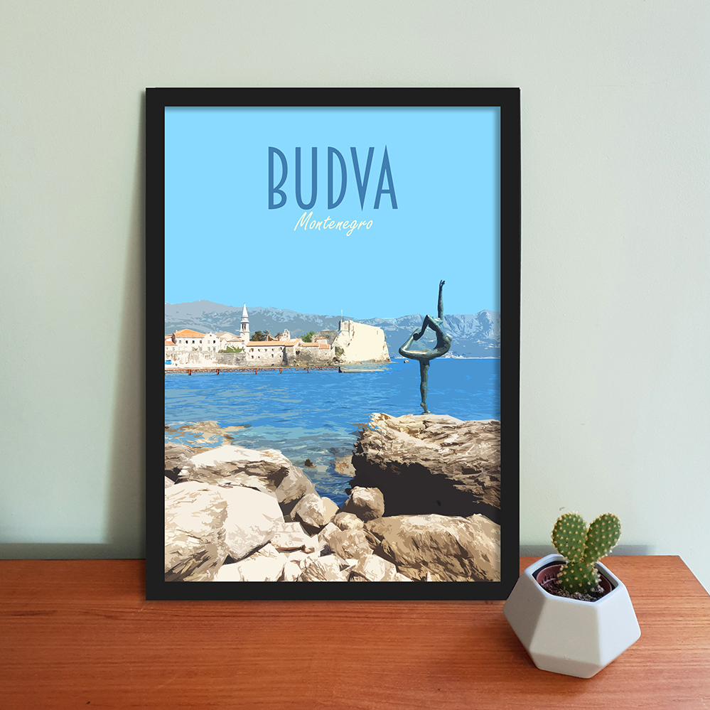 Budva Travel Poster