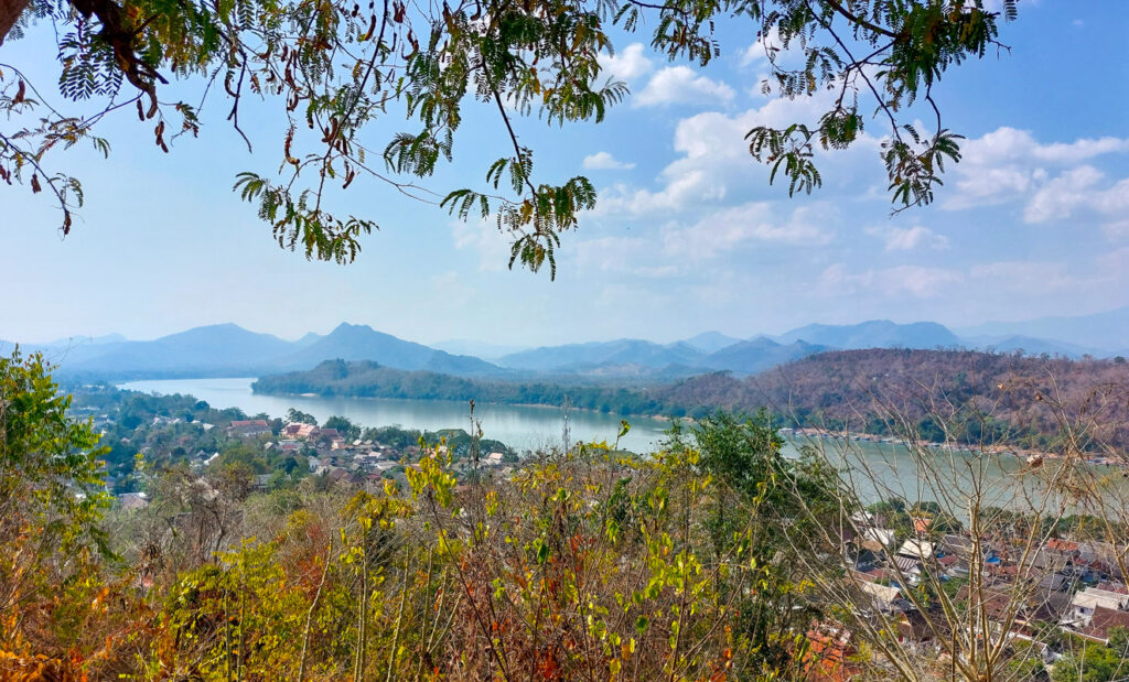 View from Mount Phousi Luang Prabang