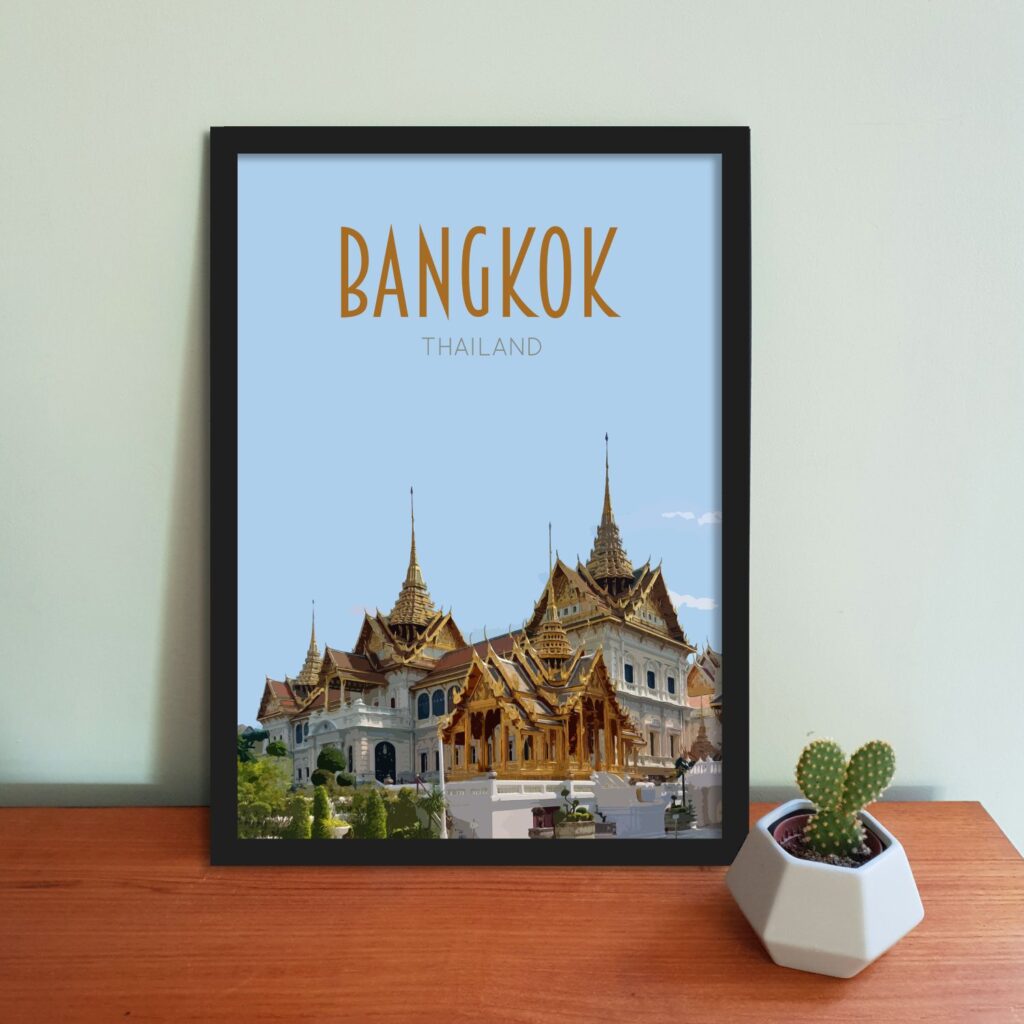 Bangkok Travel Poster
