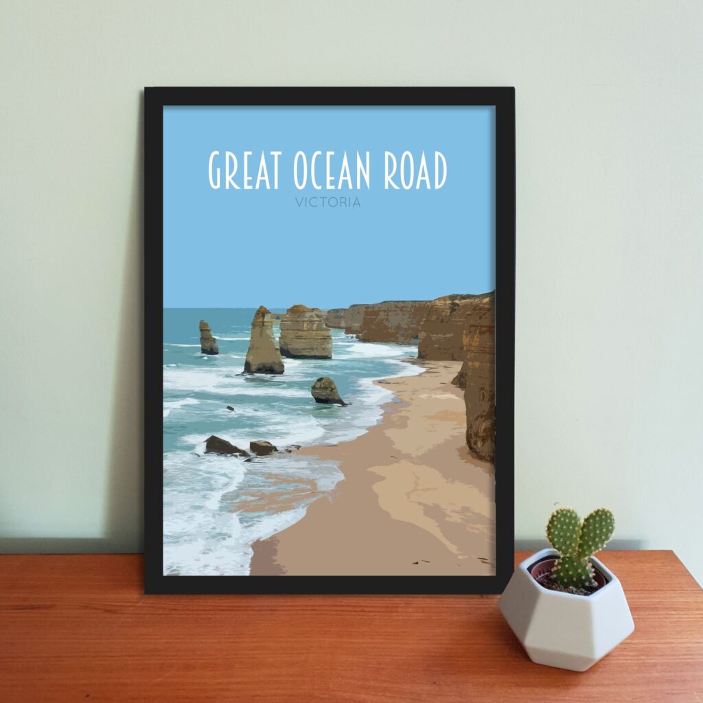 Great Ocean Road Travel Poster