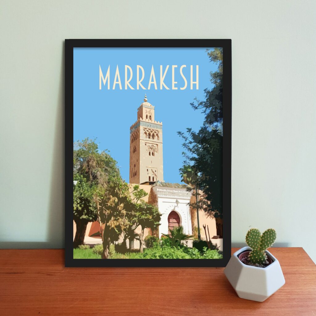 Marrakesh Travel Poster