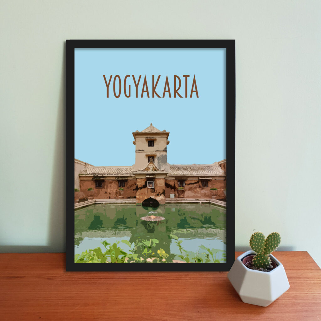 Yogyakarta Travel Poster