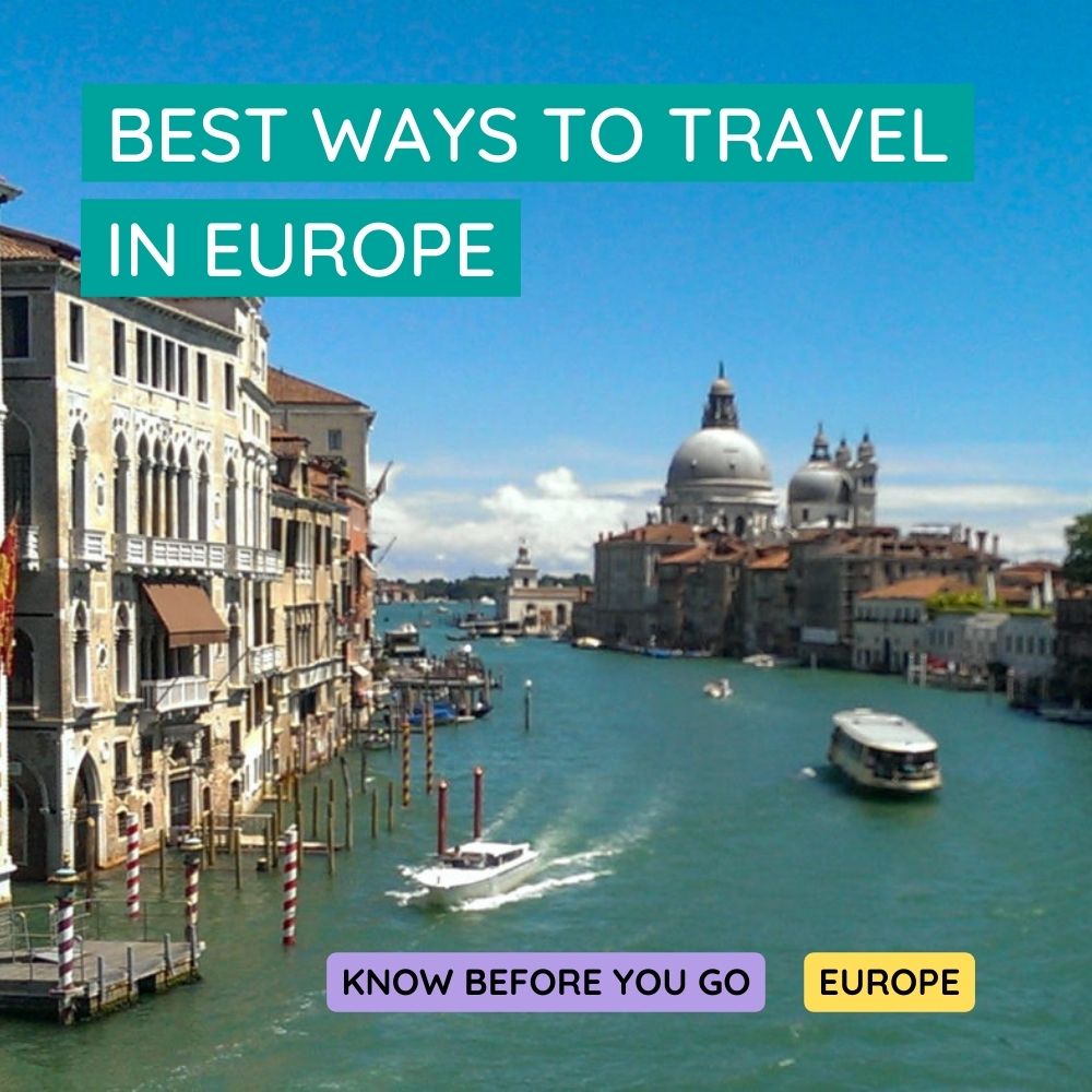 Best ways to travel in Europe