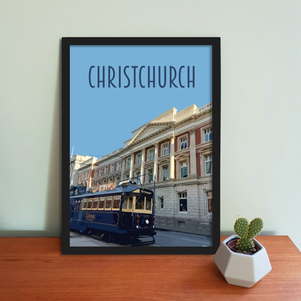 Christchurch Travel Poster