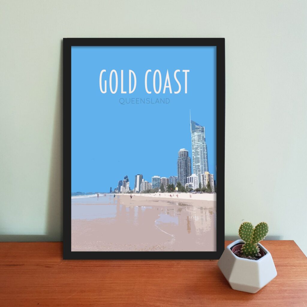 Gold Coast Travel Poster