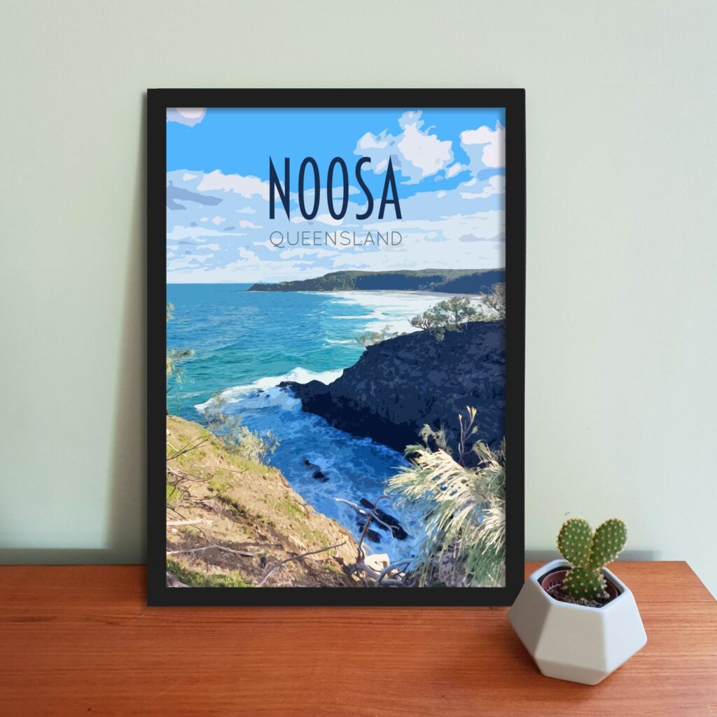 Noosa Travel Poster