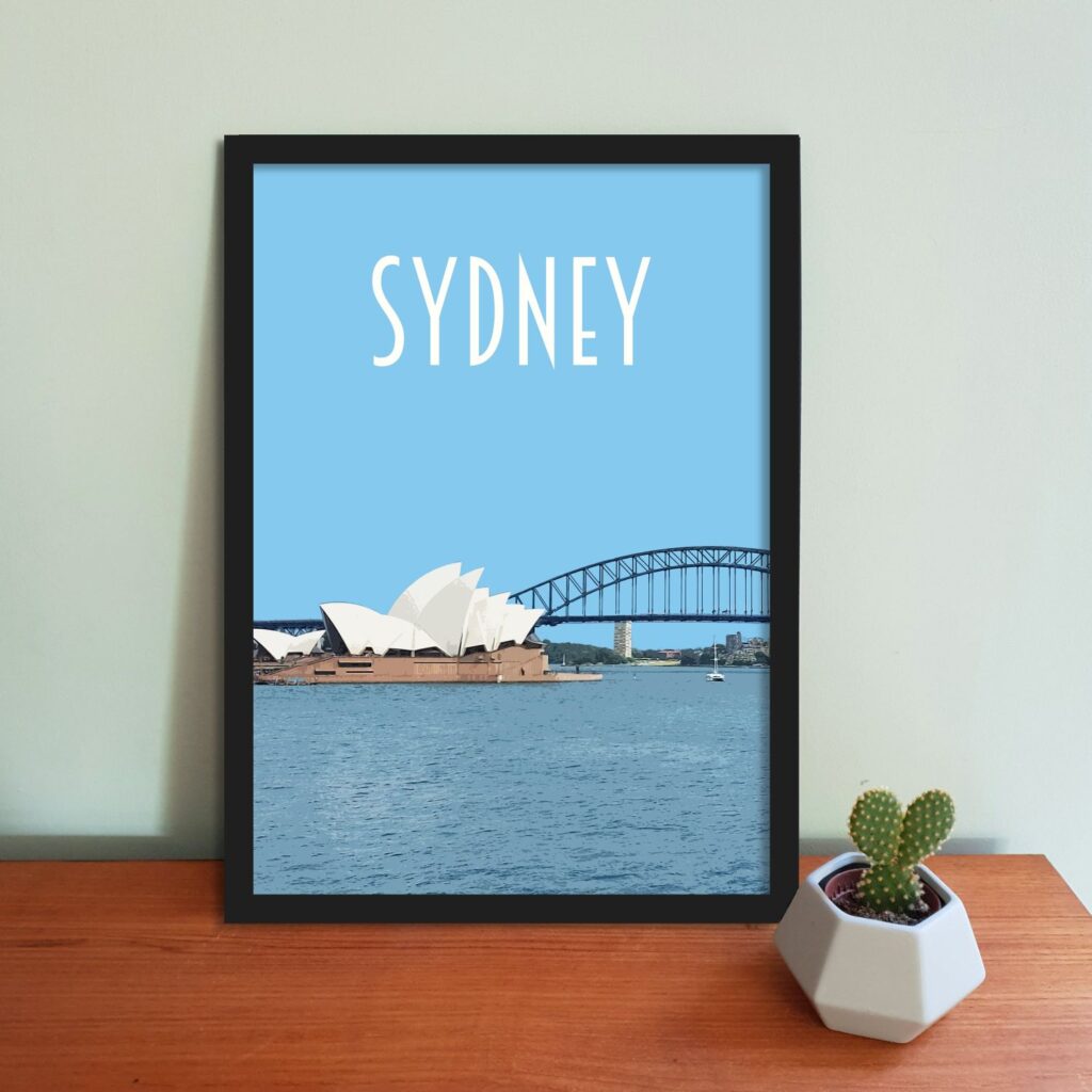 Sydney Travel Poster