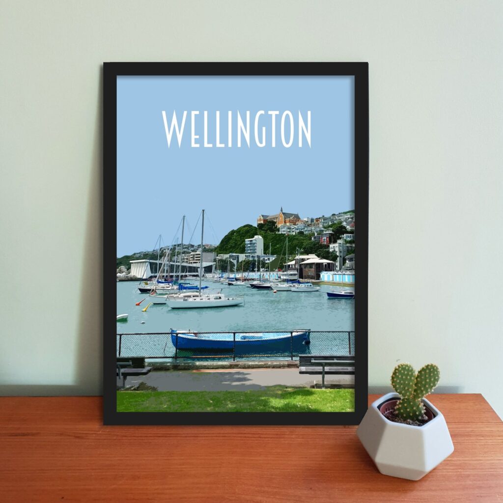 Wellington Travel Poster