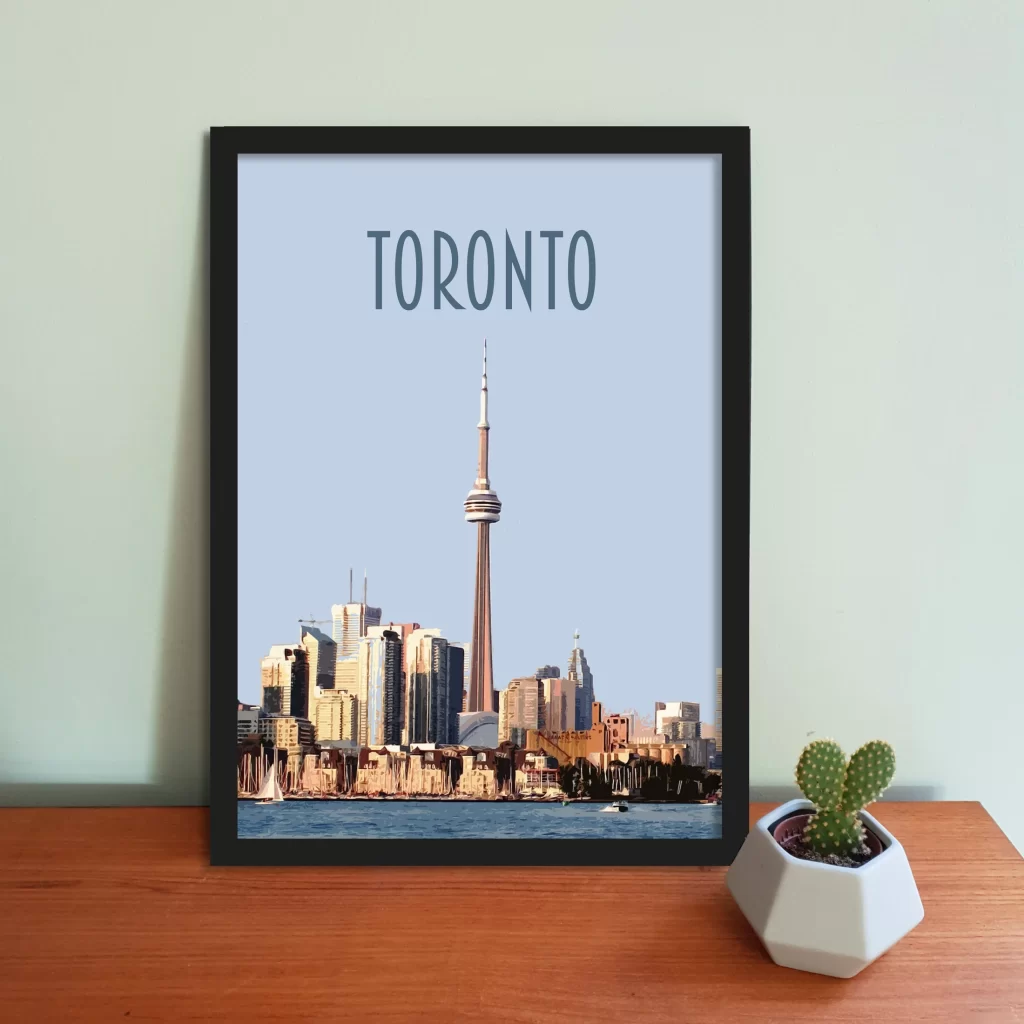 Toronto Travel Poster