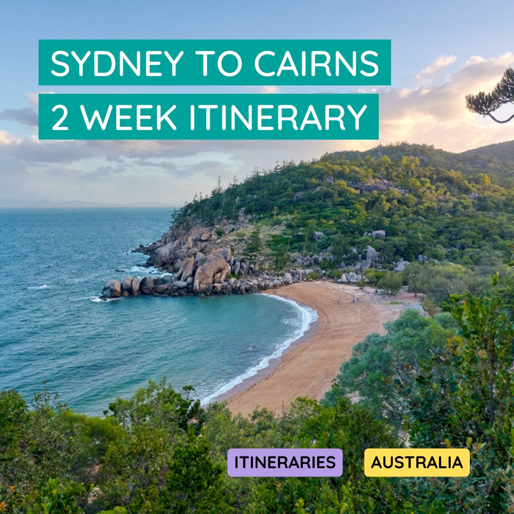 Sydney to Cairns 2 Week Road Trip Itinerary