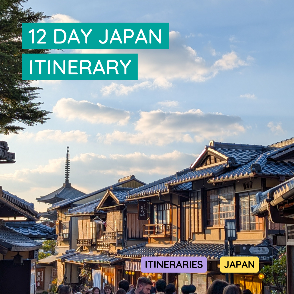 12 Day Japan Itinerary